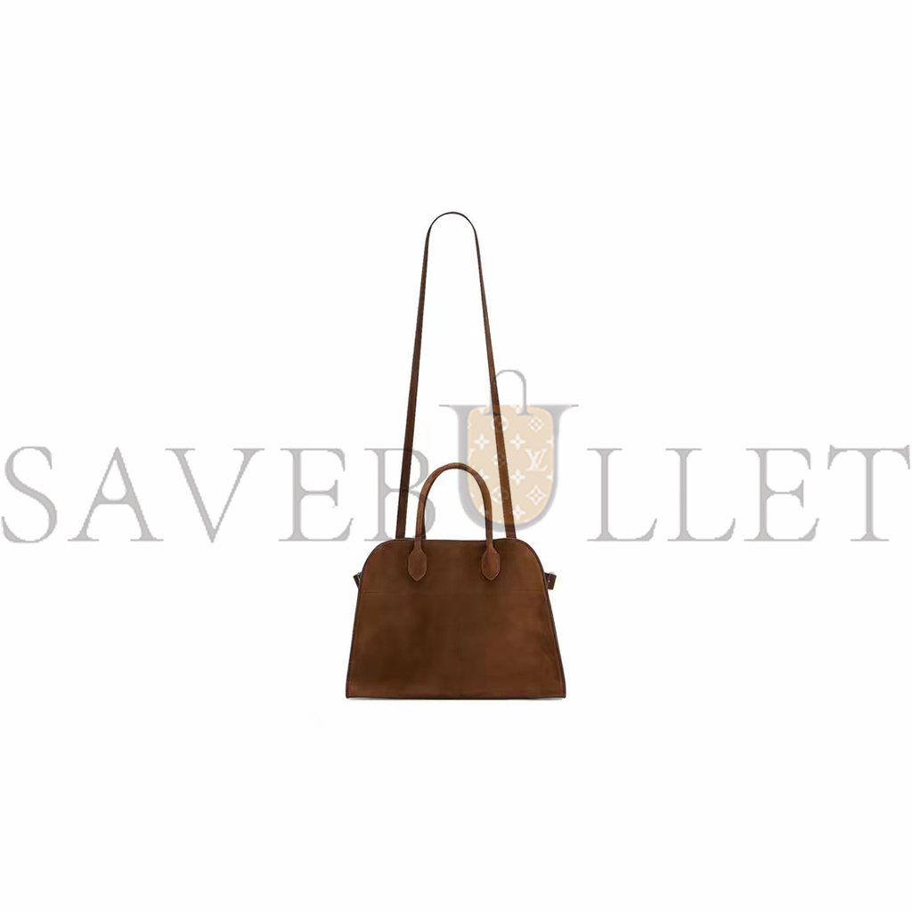 THE ROW MARGAUX 12 SUEDE SHOULDER CROSSBODY BAG W1586-L25 (30*23*19cm)